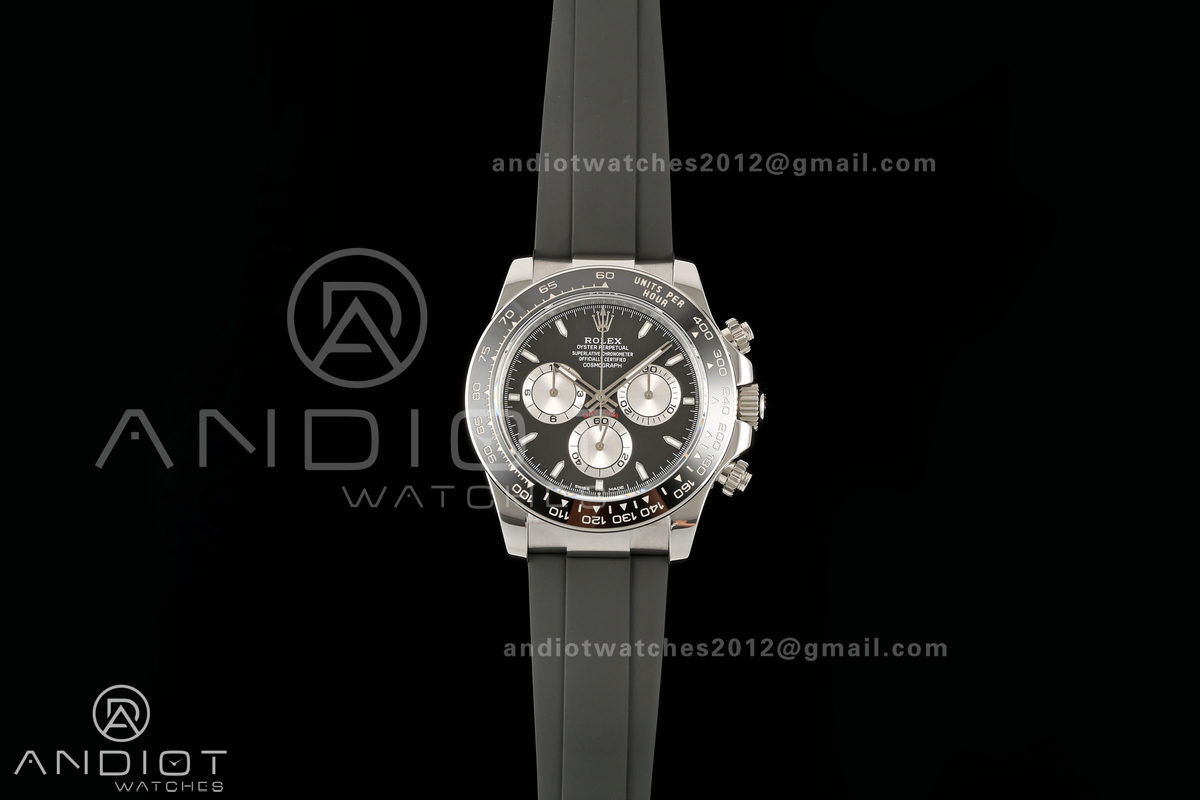 Daytona 126519 Gain Weight ZF 1:1 Best Edition Black Dial Silver Subdial On Oysterflex Strap SH4131